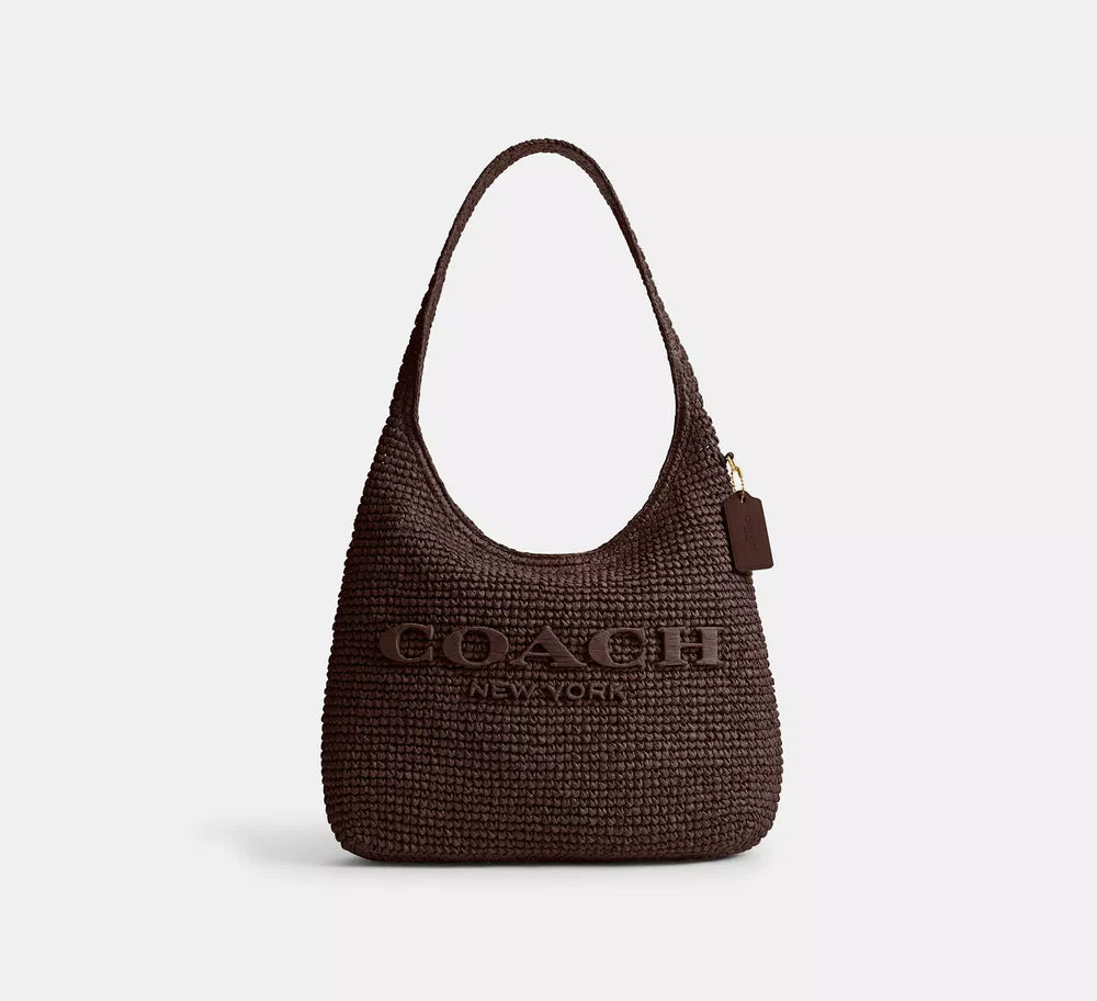 Straw Brooklyn Shoulder Bag