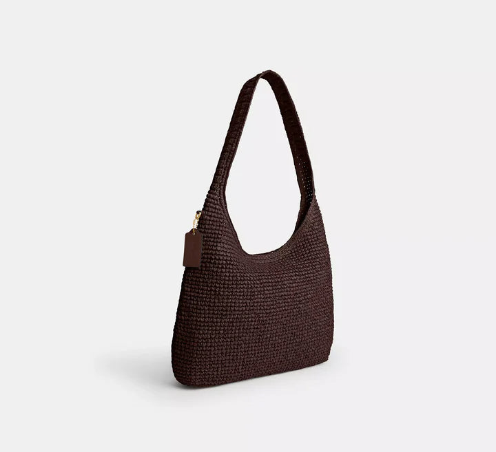 Straw Brooklyn Shoulder Bag