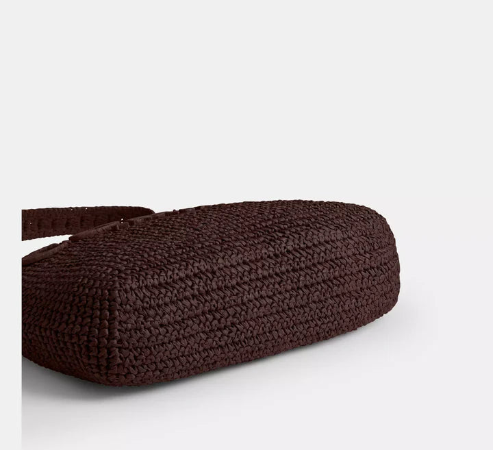 Straw Brooklyn Shoulder Bag