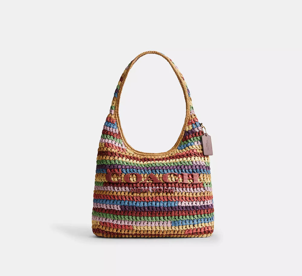 Straw Brooklyn Shoulder Bag