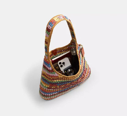 Straw Brooklyn Shoulder Bag