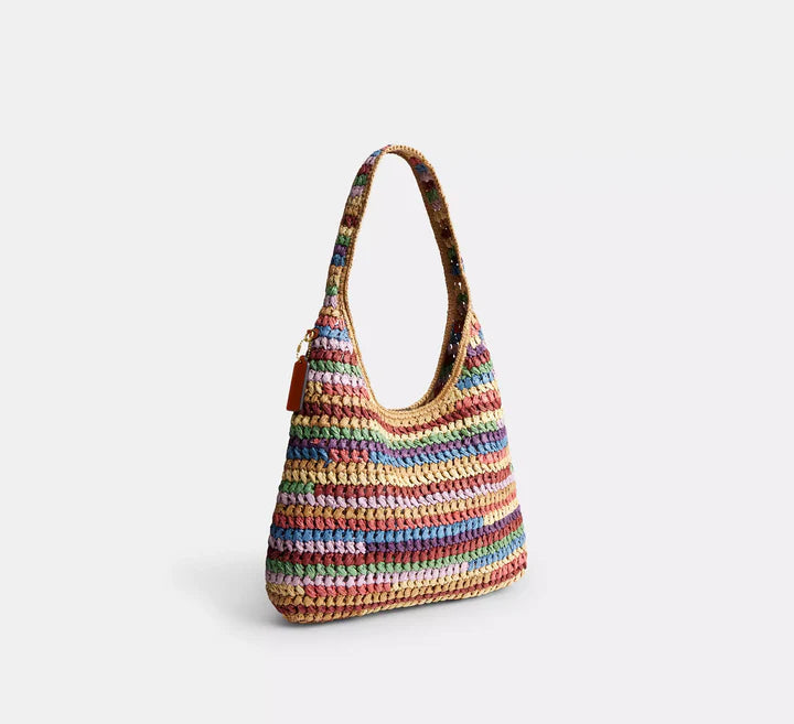 Straw Brooklyn Shoulder Bag
