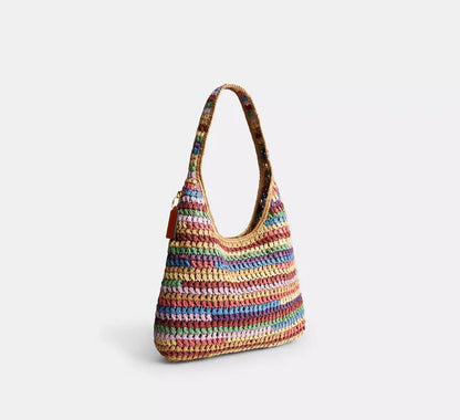 Straw Brooklyn Shoulder Bag