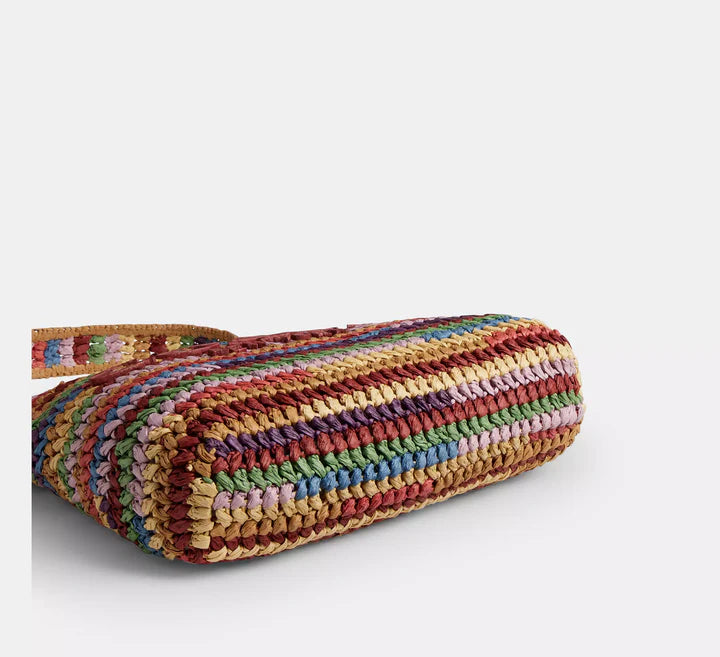 Straw Brooklyn Shoulder Bag