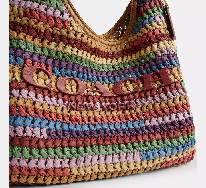 Straw Brooklyn Shoulder Bag