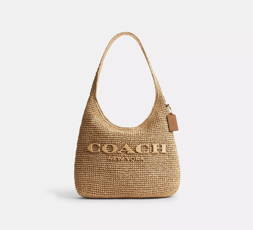 Straw Brooklyn Shoulder Bag