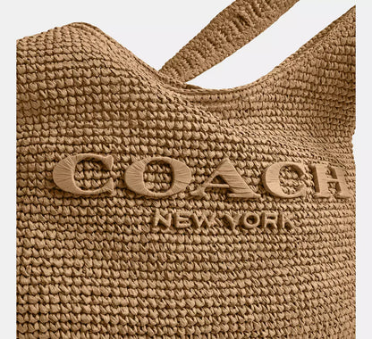 Straw Brooklyn Shoulder Bag