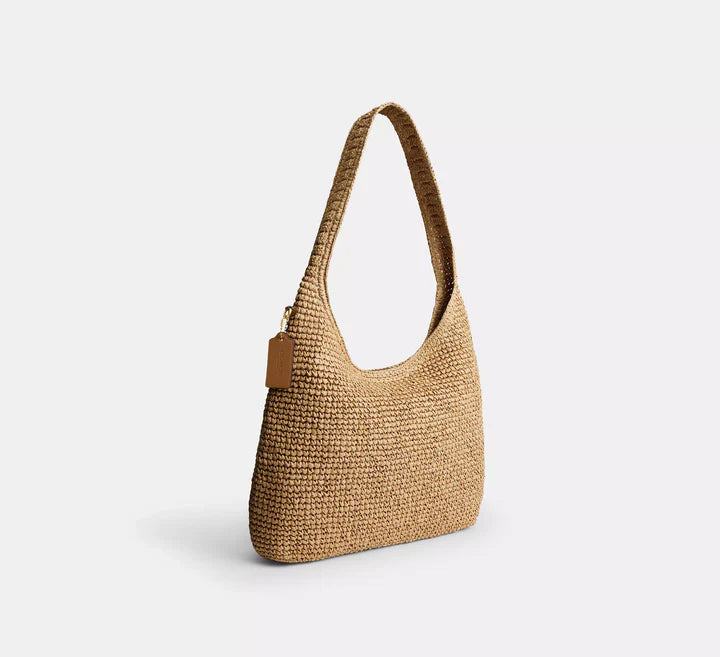 Straw Brooklyn Shoulder Bag
