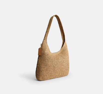 Straw Brooklyn Shoulder Bag